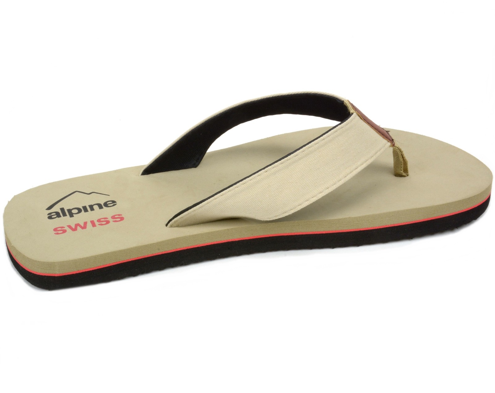 Alpine Swiss Mens Flip Flops Lightweight Thong Sandals Beach Slides EVA Sole