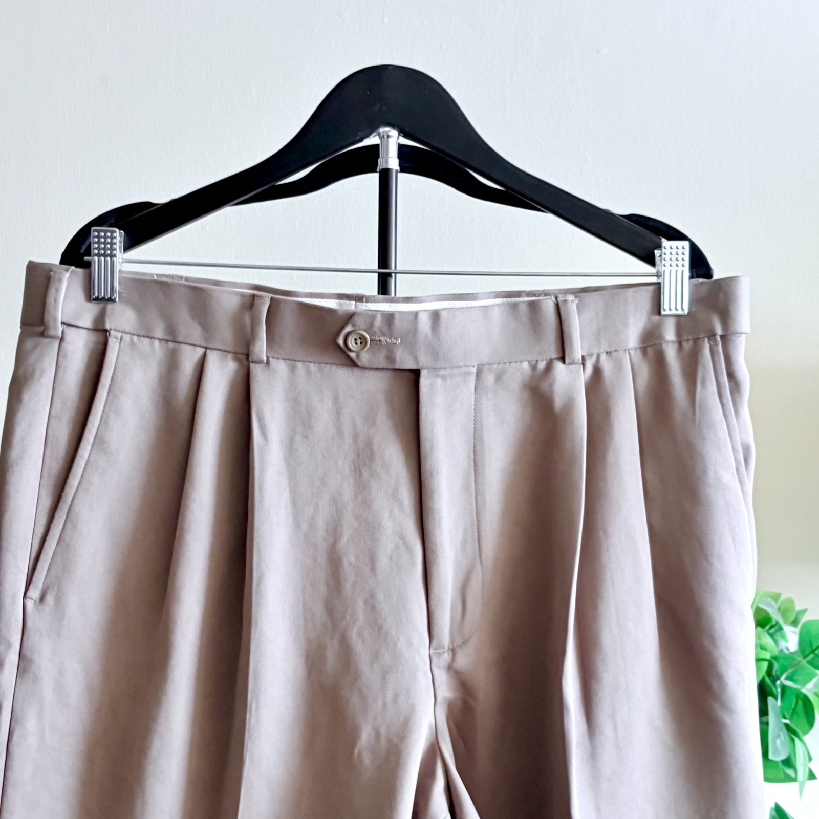 EUC GEORGE Regular Men’s 36×29 Pants Dress Pants Khaki Walnut 34 in Relaxed