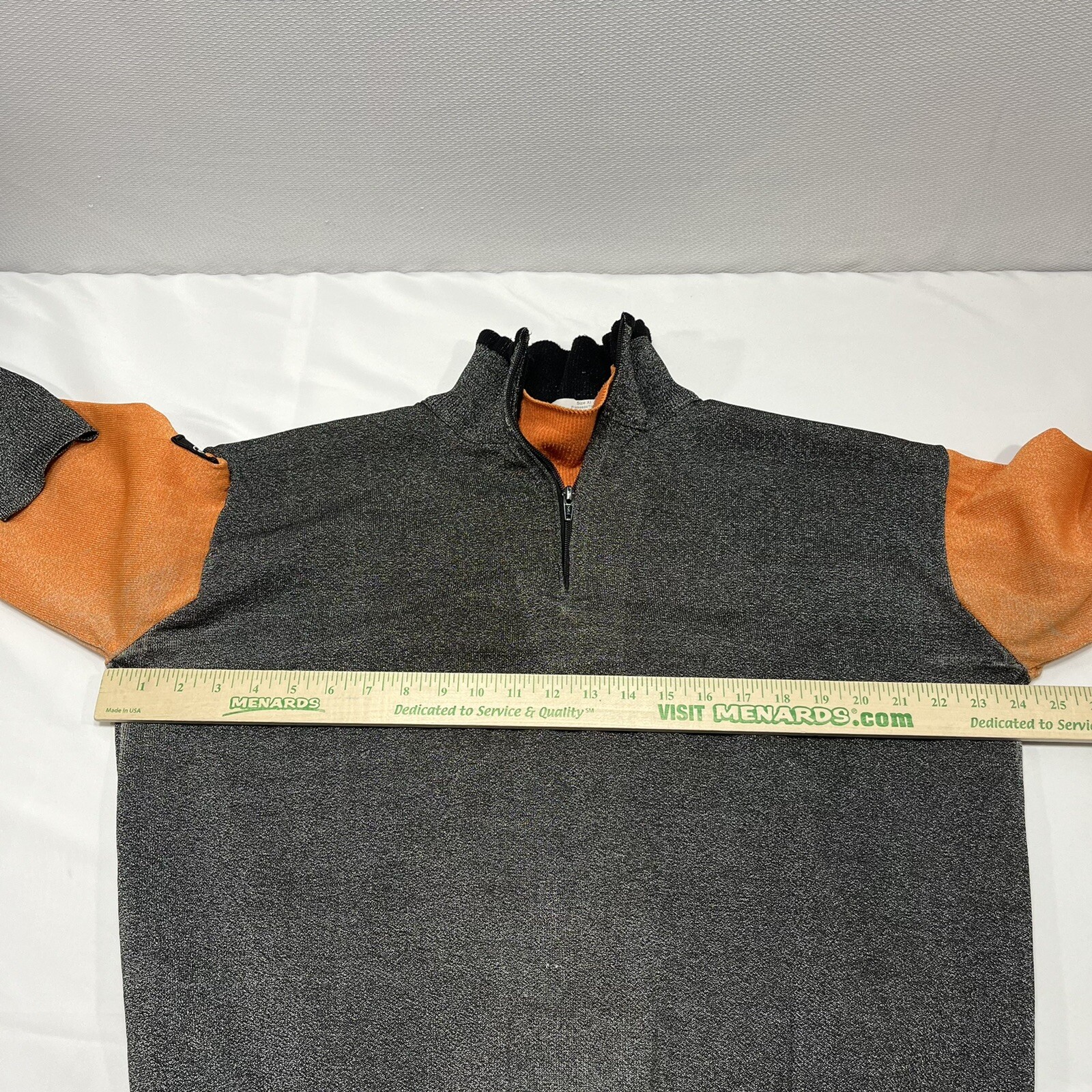 Tuff N Lite Keel Pullover Cut Abrasion Resistant Safety Shirt Mens XL 1/4 Zip