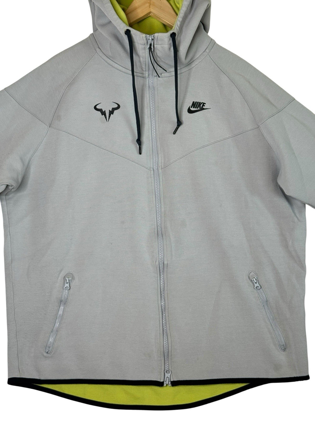Nike Premier Rafa Hoodie Jacket Wolf Grey 644733-012 Men XL 2015 Australian Open