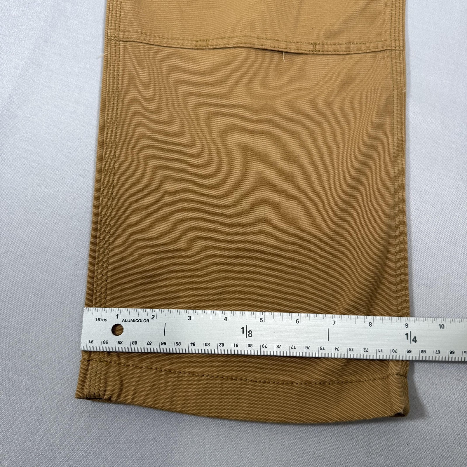 Carhartt Pants Mens 38×32 Brown Canvas Double Knee Rugged Flex Utility 102802