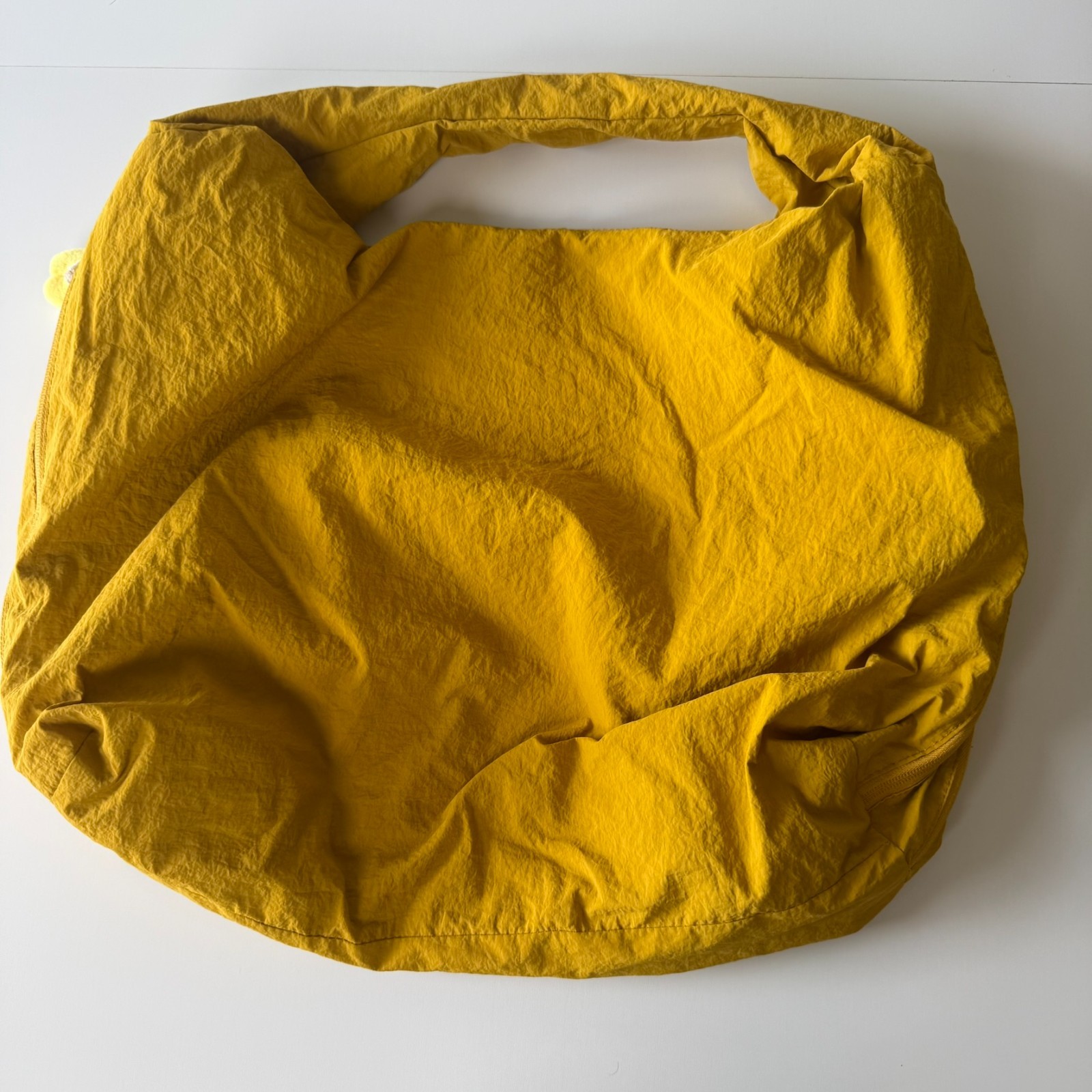Yellow Tote Bag Women’s Large Mustard Shoulder Bag Multi‑Pocket Lightweight