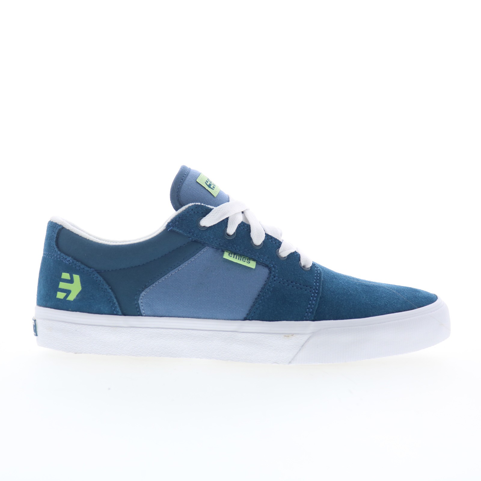 Etnies Barge LS 4101000351317 Mens Blue Suede Skate Inspired Sneakers Shoes