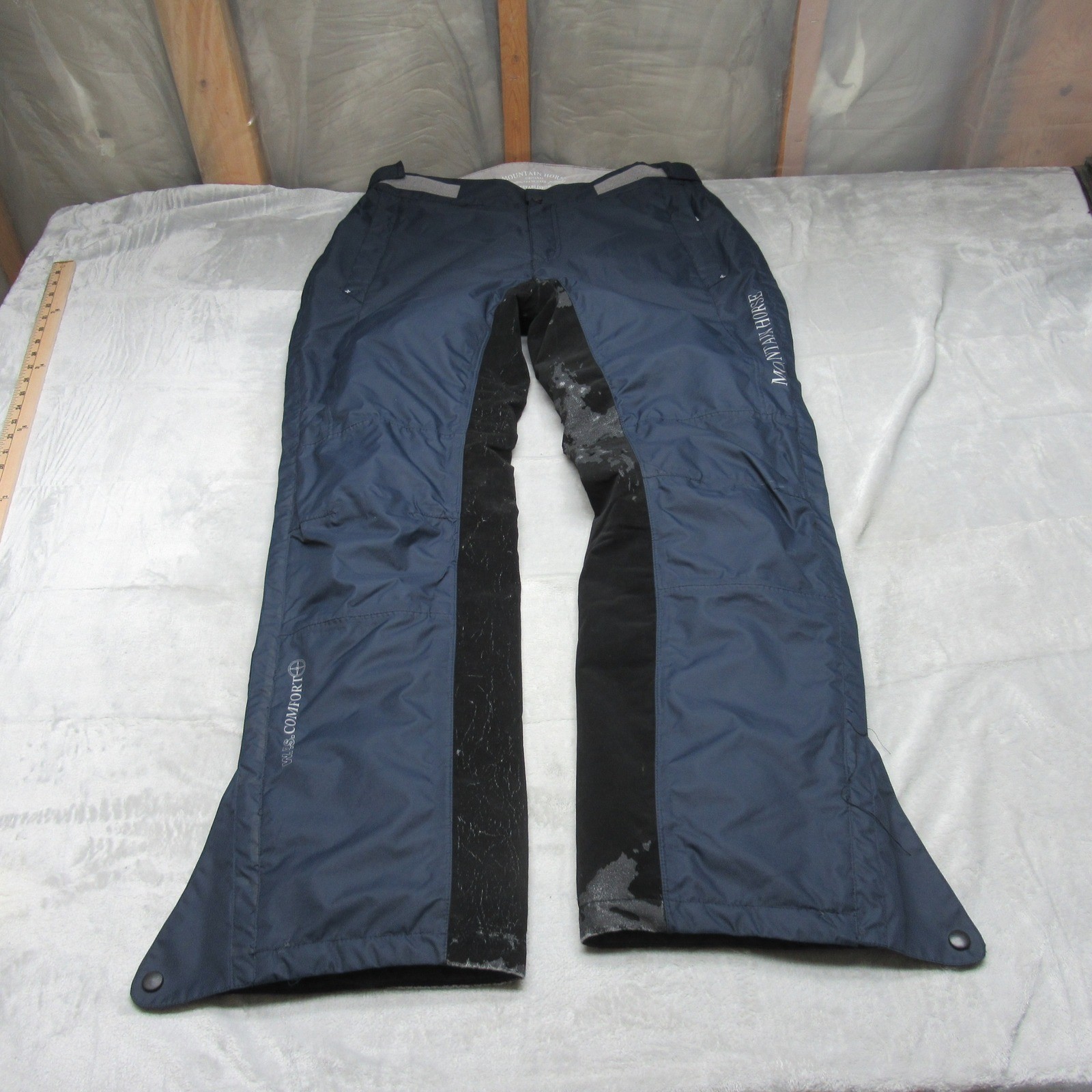 Mountain Horse Pants Mens Large Blue Insulated Mountain Rider WARM 35×32 READ
