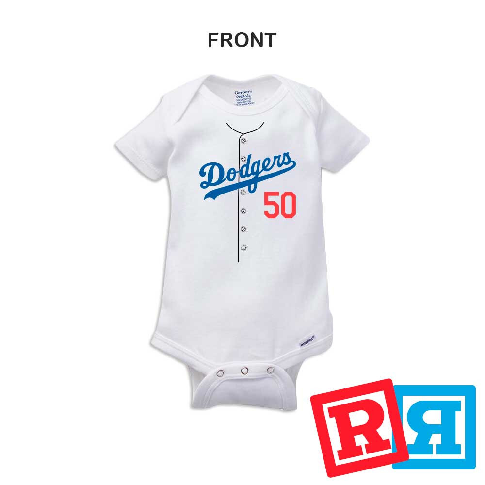 Mookie Betts LA Dodgers Baseball Player Gerber Baby Onesie® Cotton Bodysuit