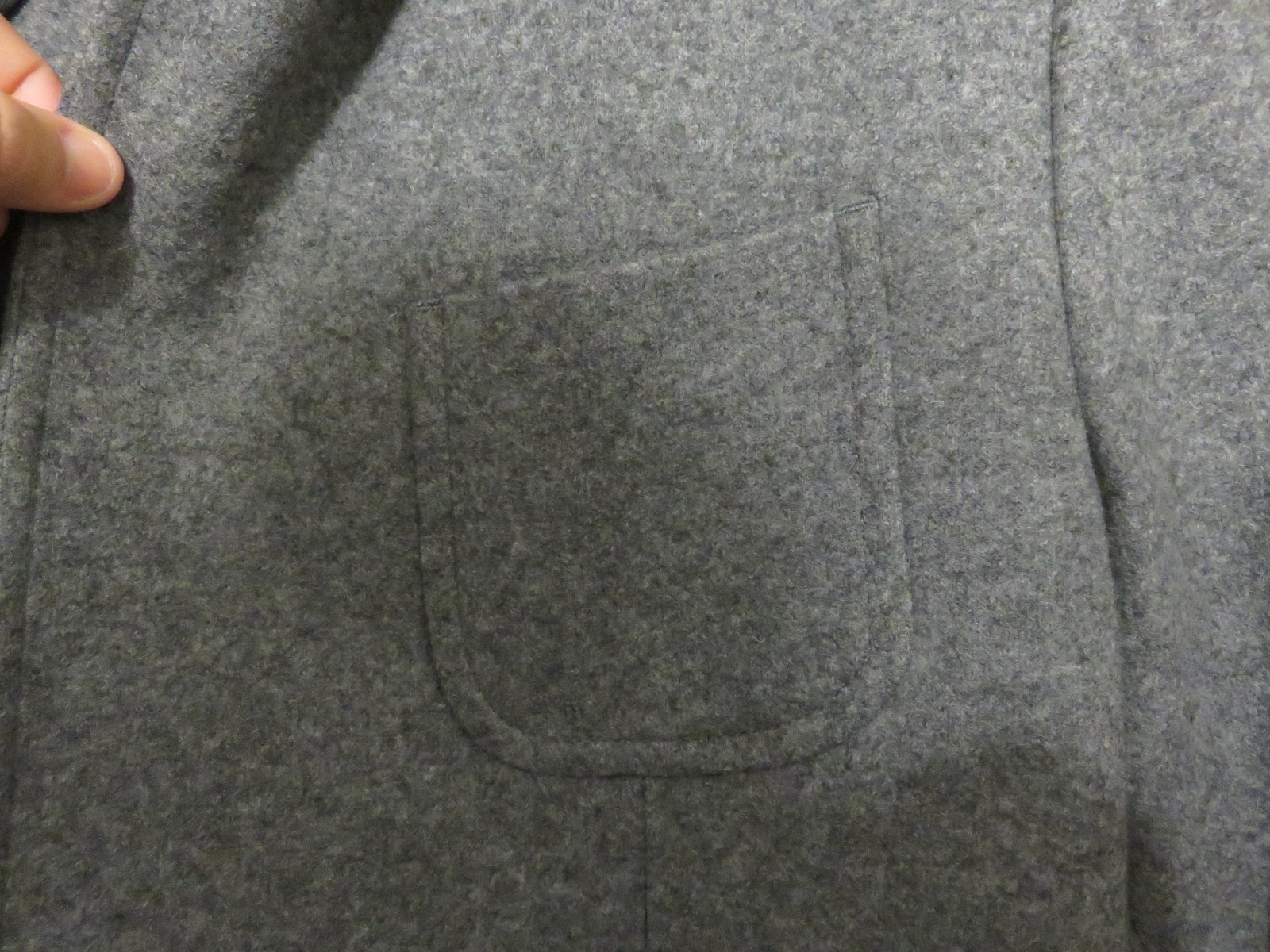 Banana Republic Modern Slim Fit Wool Blazer Gray Sport Coat 44R Mario Bellucci