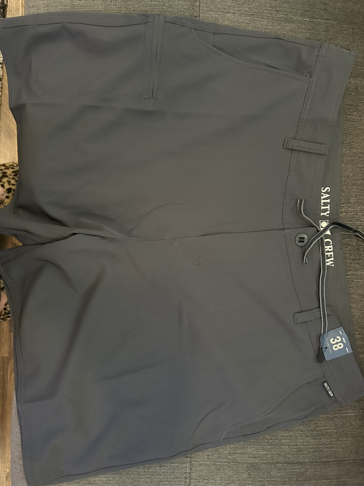 Salty Crew Transom Tech 18″ Hybrid Walk Shorts – Navy – New