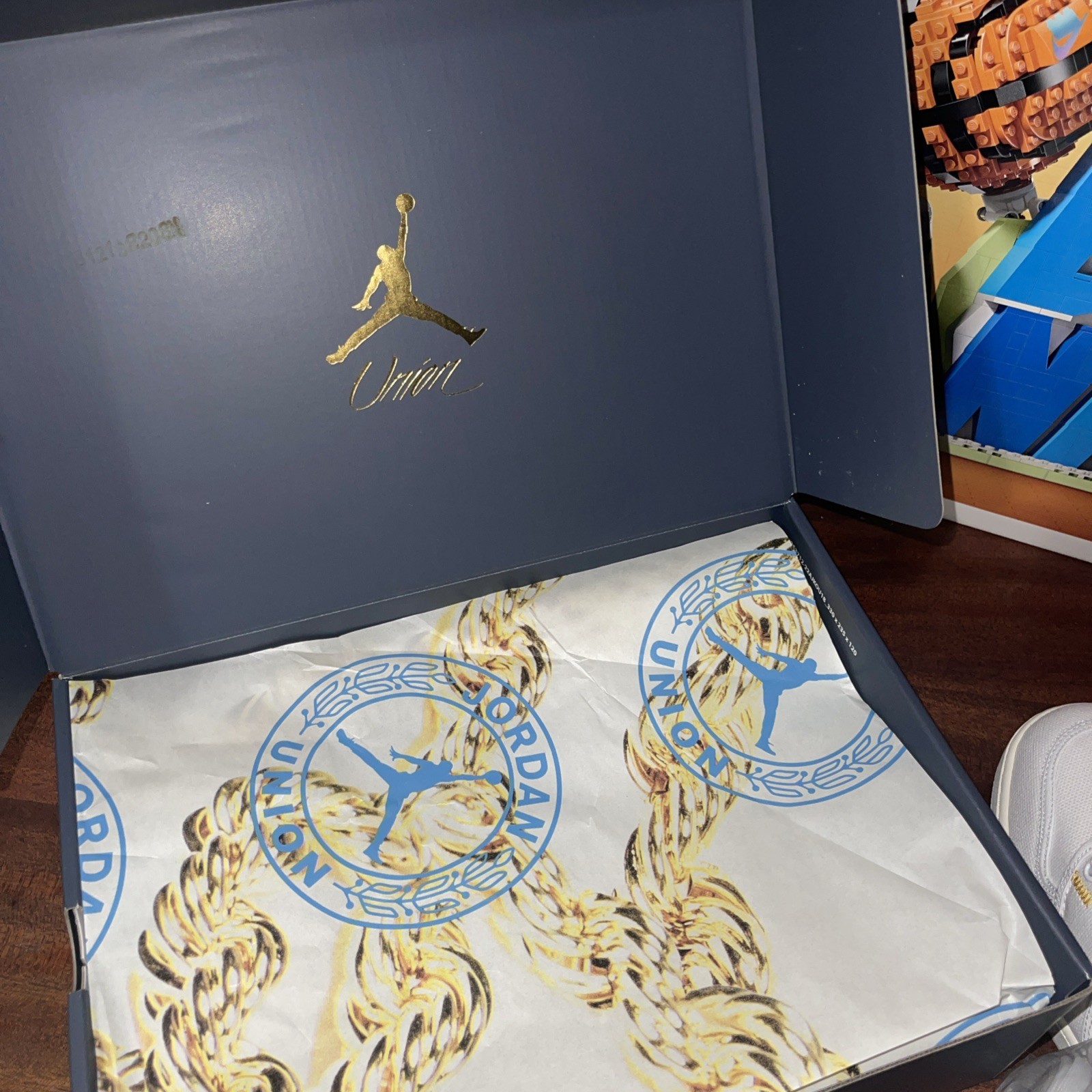 Air Jordan 1 Low AJKO, *White Sail Canvas*, Deadstock, Size 11.5