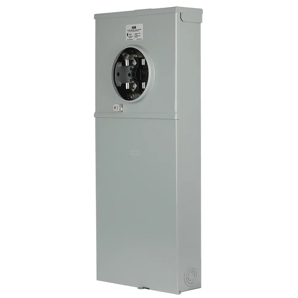 ABB ReliaHome 200 -Amp 20 -Spaces 40 -Circuit Outdoor Main Breaker Meter C|13598