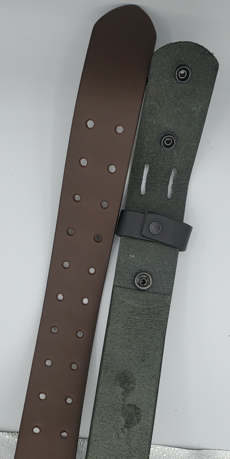 Men’s Real/Genuine Bufflo leather Gun Holster CCW Work belt 1.75″ 45mm Width