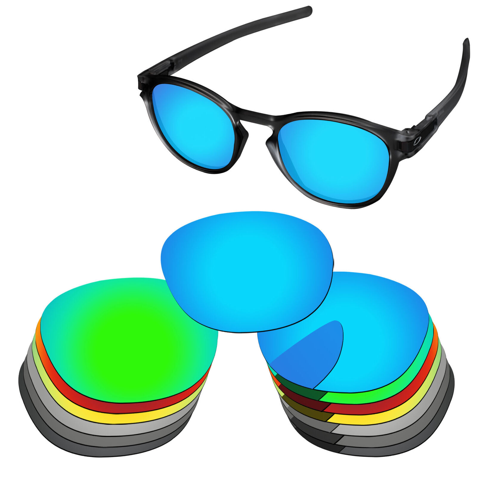 PapaViva Polarized Replacement Lenses For-Oakley Latch OO9265 Multi-Options