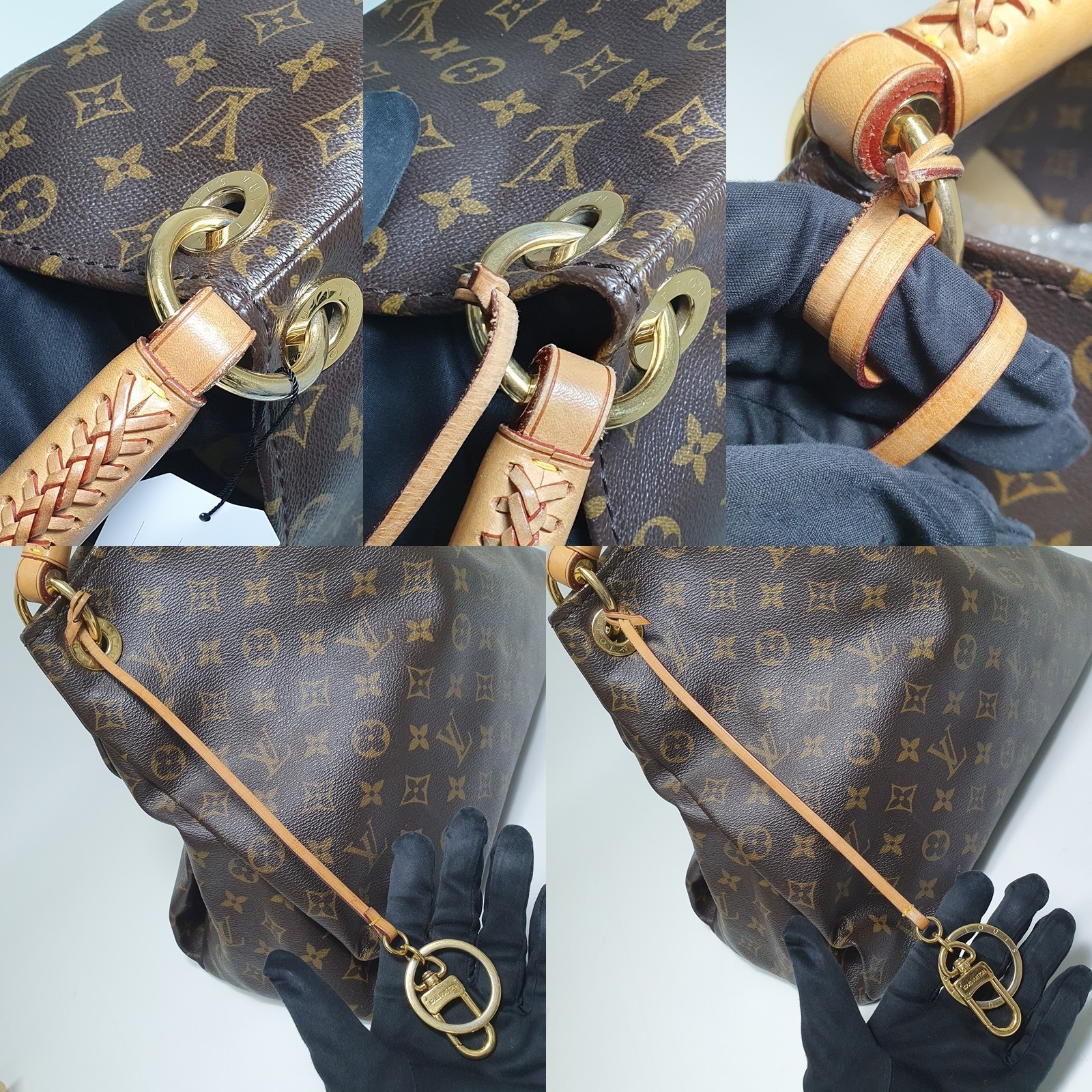 TARIFF FREE Authentic Louis Vuitton Artsy MM Monogram M40249 With Invoice CLA800