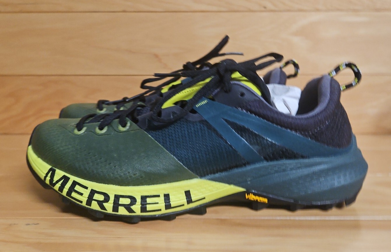 Merrell MTL MQM Womens Hiking TRAIL Running 7.5 Shoe Sneaker Hi Vize Jade Green