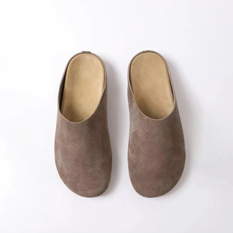 Suede Clogs for Women – Modern Sleek Design, Slip-On Comfort-Bareroots|124887
