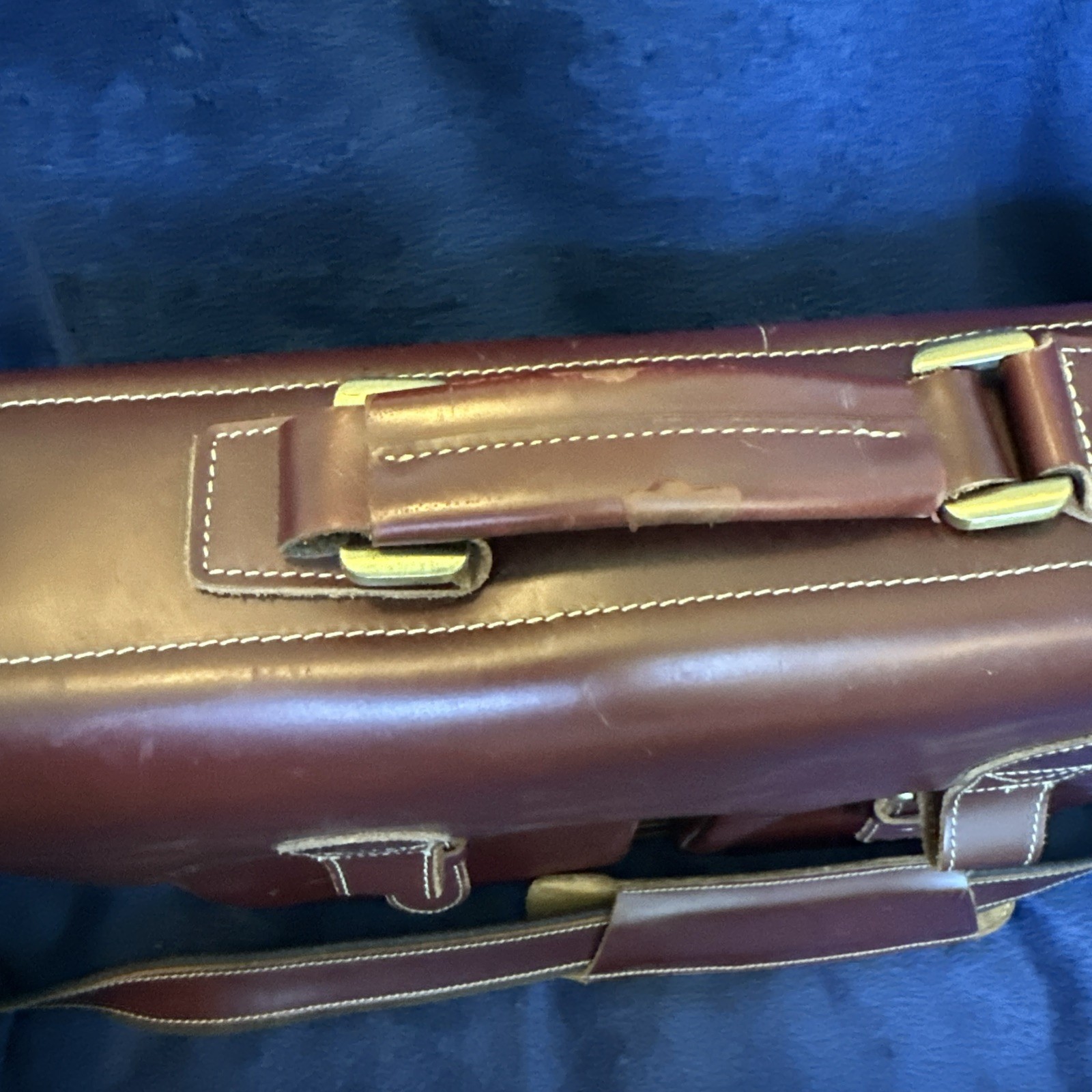 Leathario crossbody briefcase bag