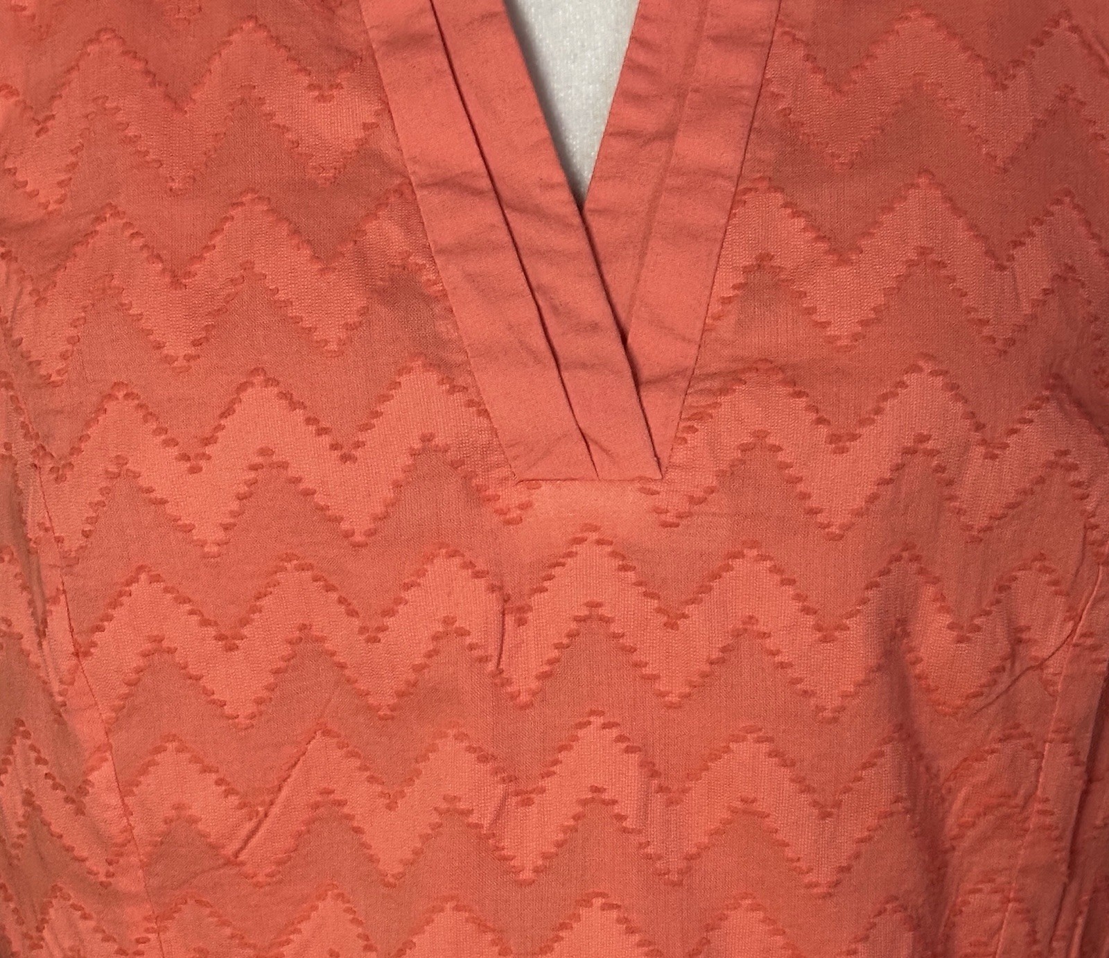 Tommy Hilfiger Sheath Dress Chevron Party Office Preppy Size 14 CM5254