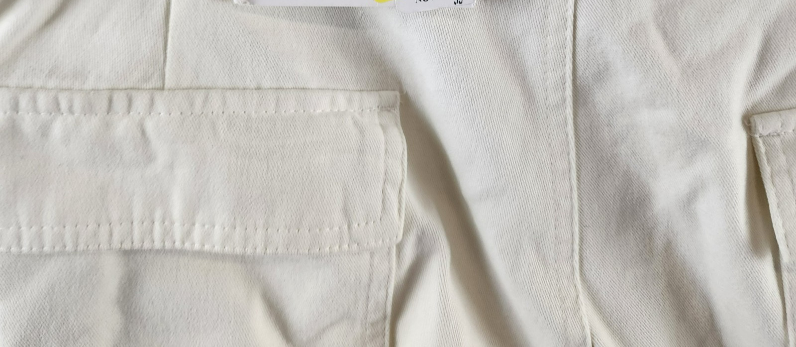 Mode of One Regular-Fit Utility Pants Men’s 38 Neo Natural Button Zip Closure