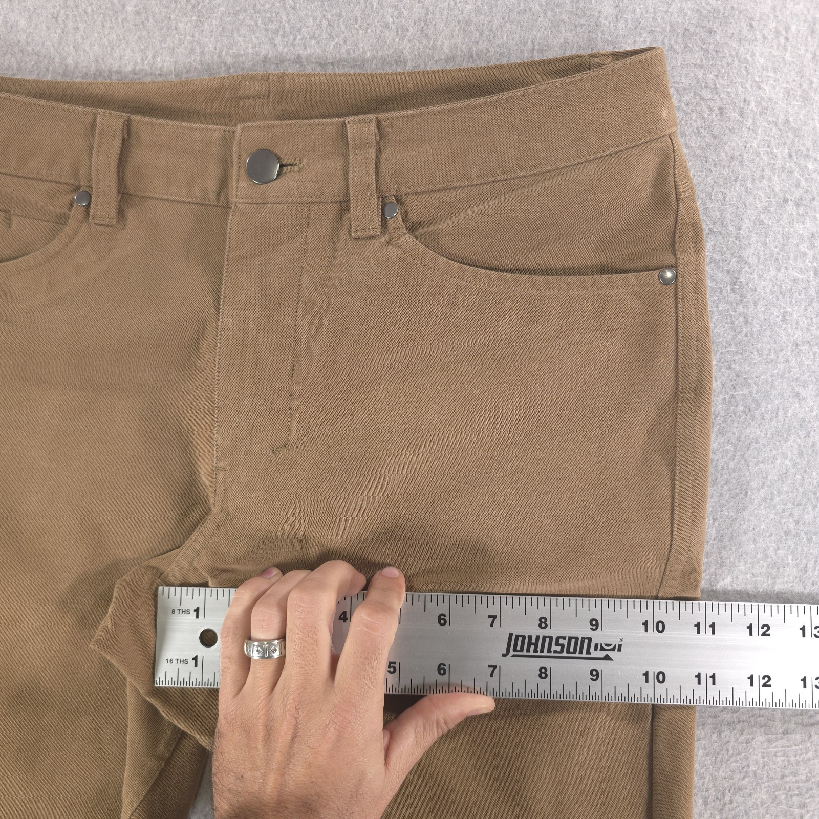 Lululemon ABC Slim 5 Pocket Utilitech Abrasion Resistant Pants Mens 31 (32×32)