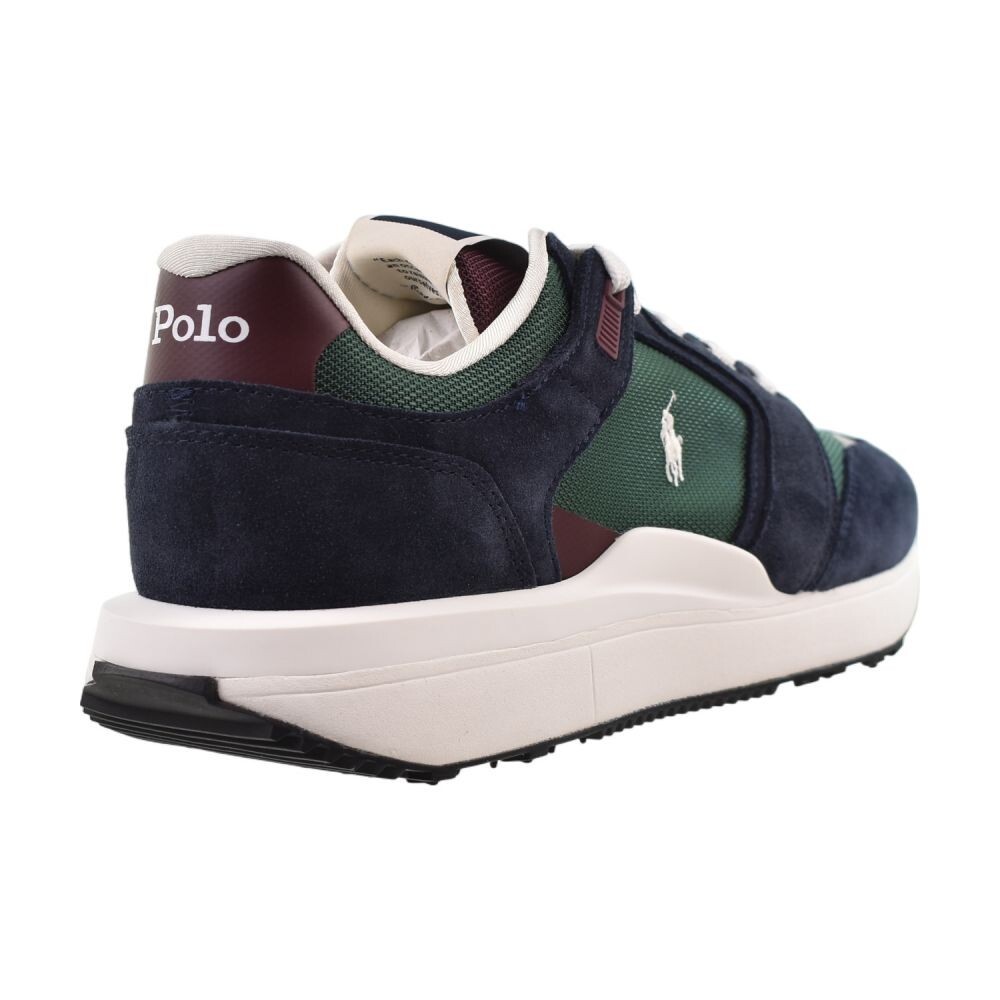 Polo Ralph Lauren Train 89 Suede Men’s Shoes Navy Collegiate Colorblock