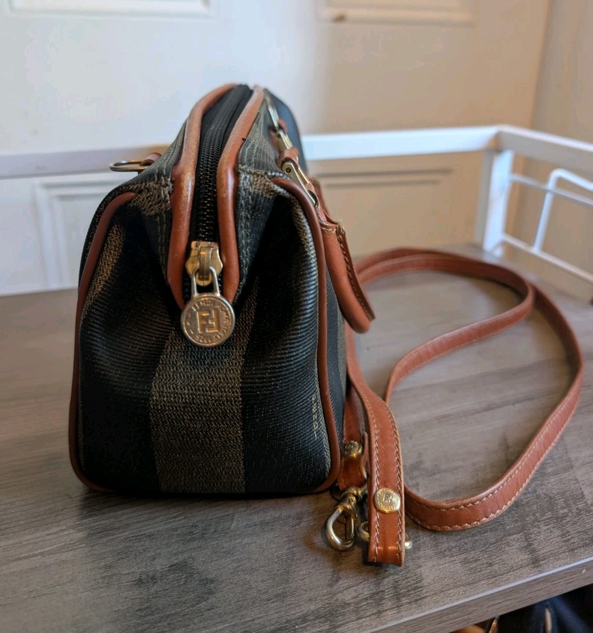 Vintage Fendi Nano Boston/Speedy Bag