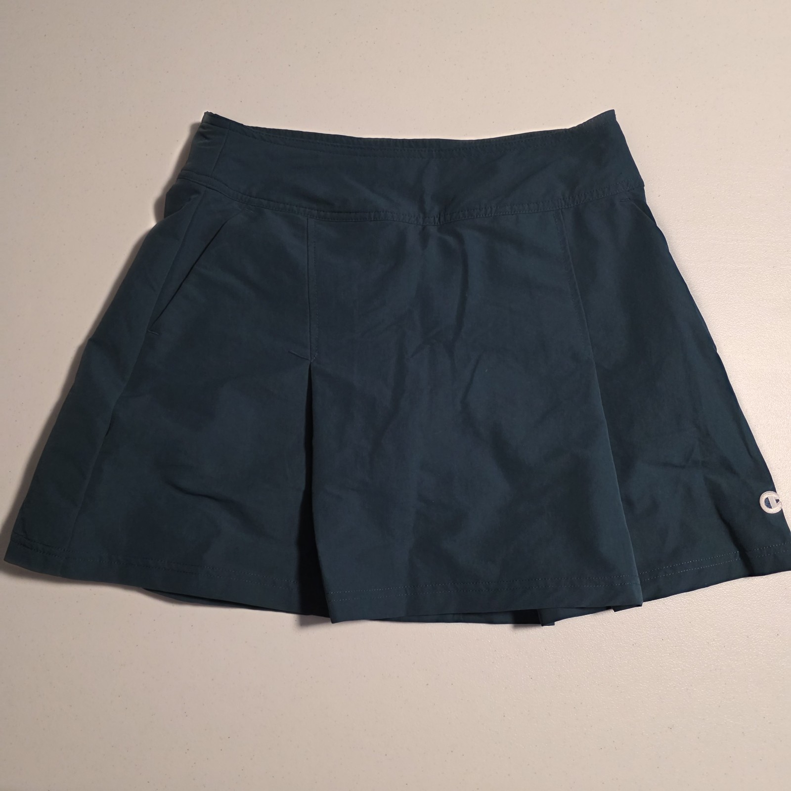 Champion Athletic Skort Tennis Golf Pickleball Dark Teal Pockets Womens 4 NEW