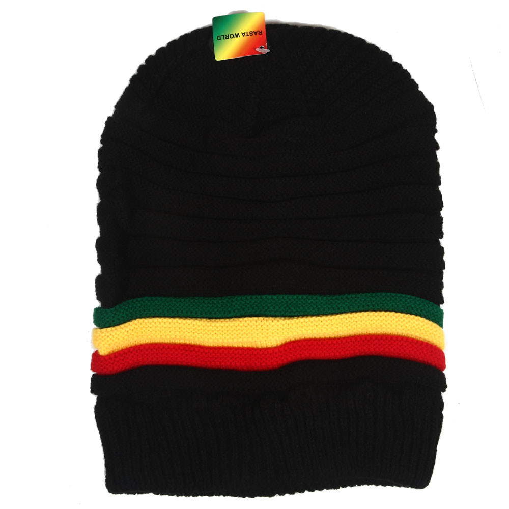 Rasta Tam Beanie black Reggae Marley Rasta Hat Beanie