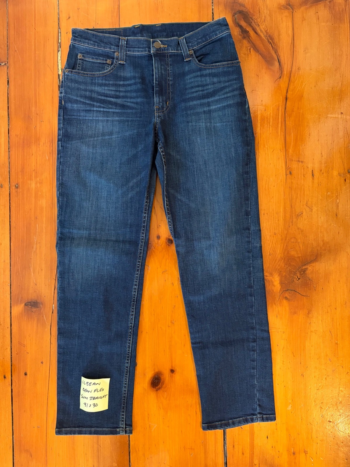 ll bean jeans 31×30; various cuts and styles (see tags); all shades of blue