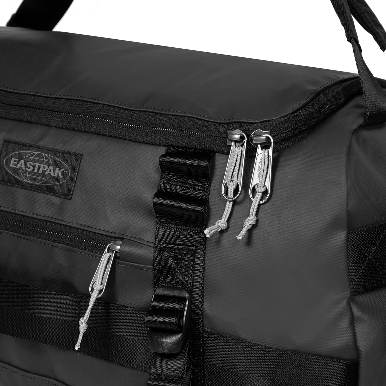 70L Waterproof Duffel Bag with Backpack Straps & Multiple Pockets