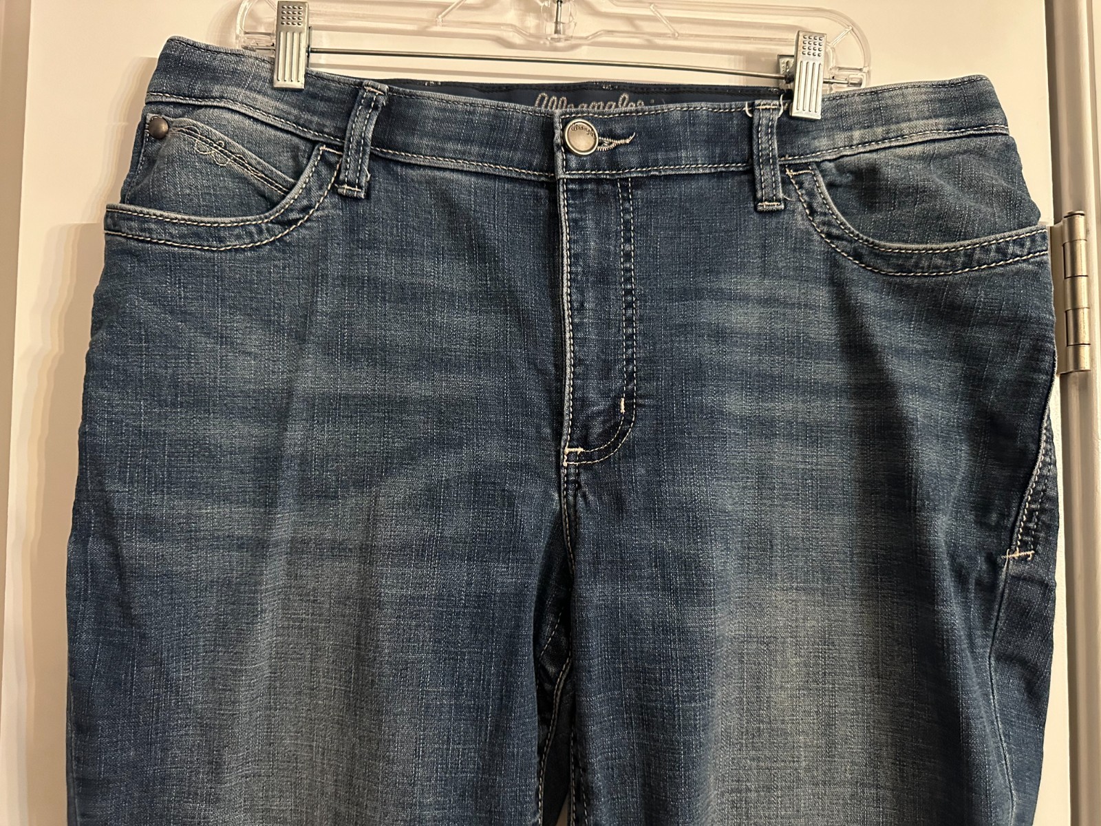 Wrangler Willow Ultimate Riding Mid-Rise Bootcut Jeans Women’s 17 38×33 Denim