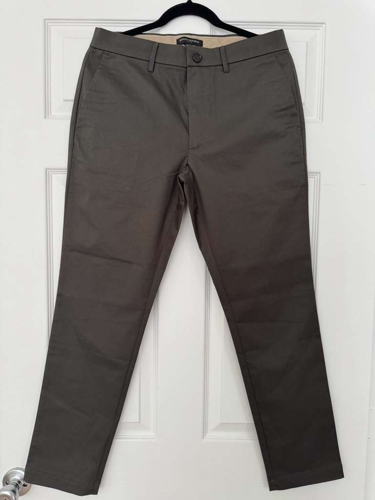 Banana Republic Pants Men’s Slim Fit Chino Olive 31×30