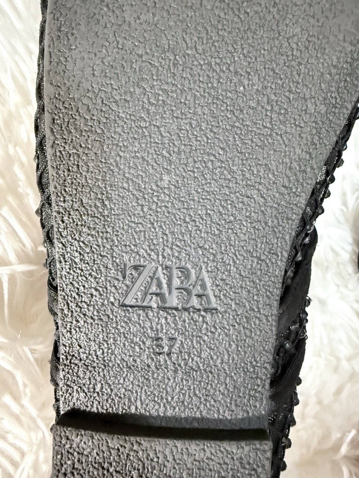 Zara Rhinestone Mary Jane Flats