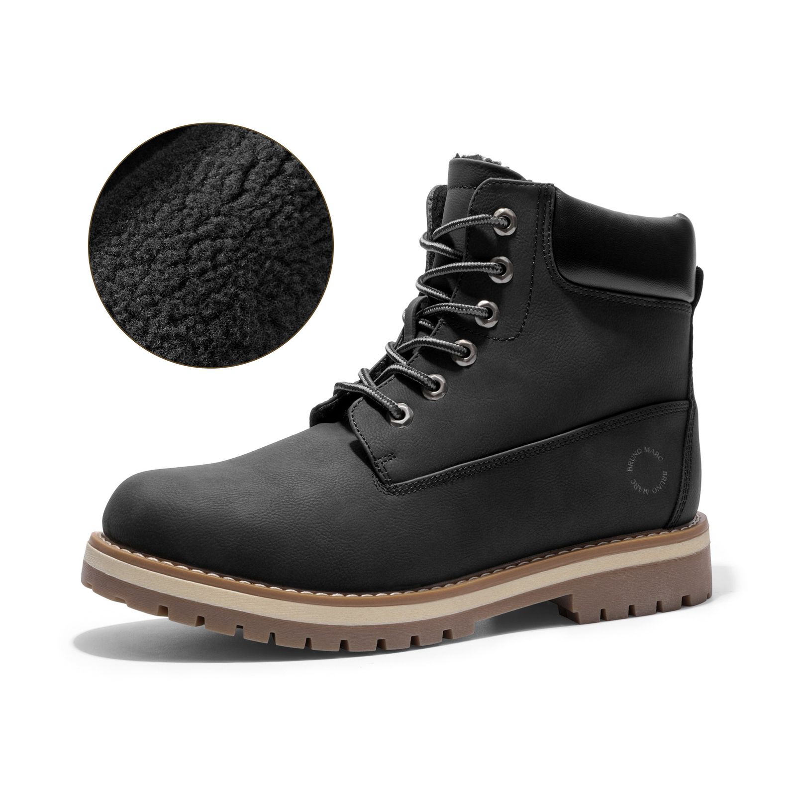 Men’s Classic Motorcycle Winter Warm Snow Boots Outdoor Casual Shoes Size 6.5-15