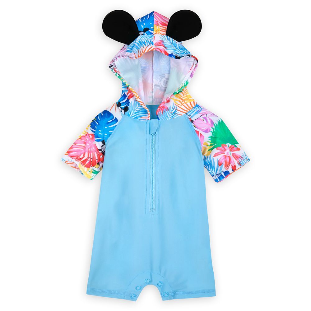 Disney Parks Mickey Mouse Tropical Swim WetSuit for Baby Size 9 12 18 24 Months
