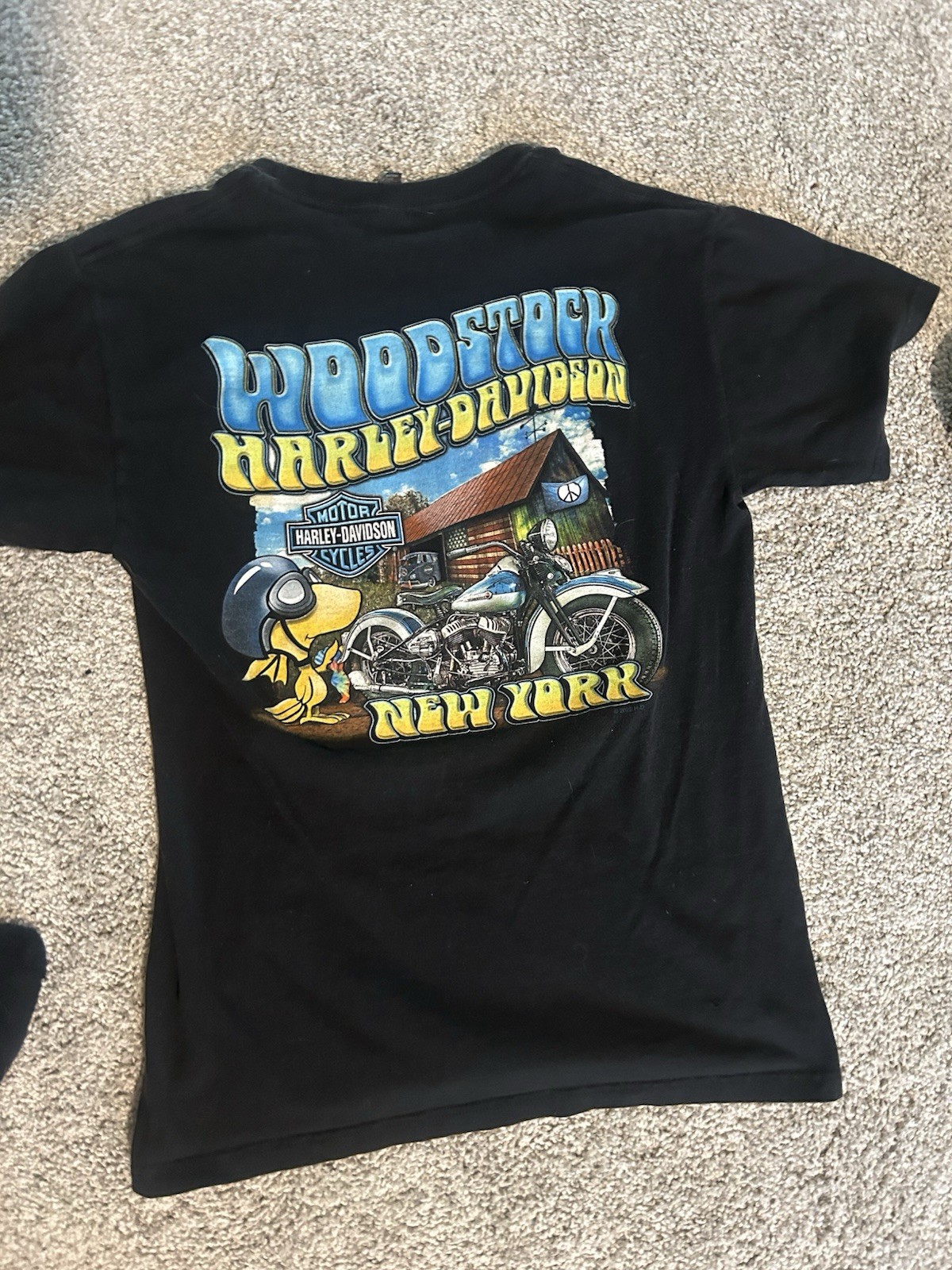 1960s woodstock Harley-Davidson Vintage Y2K Graphic