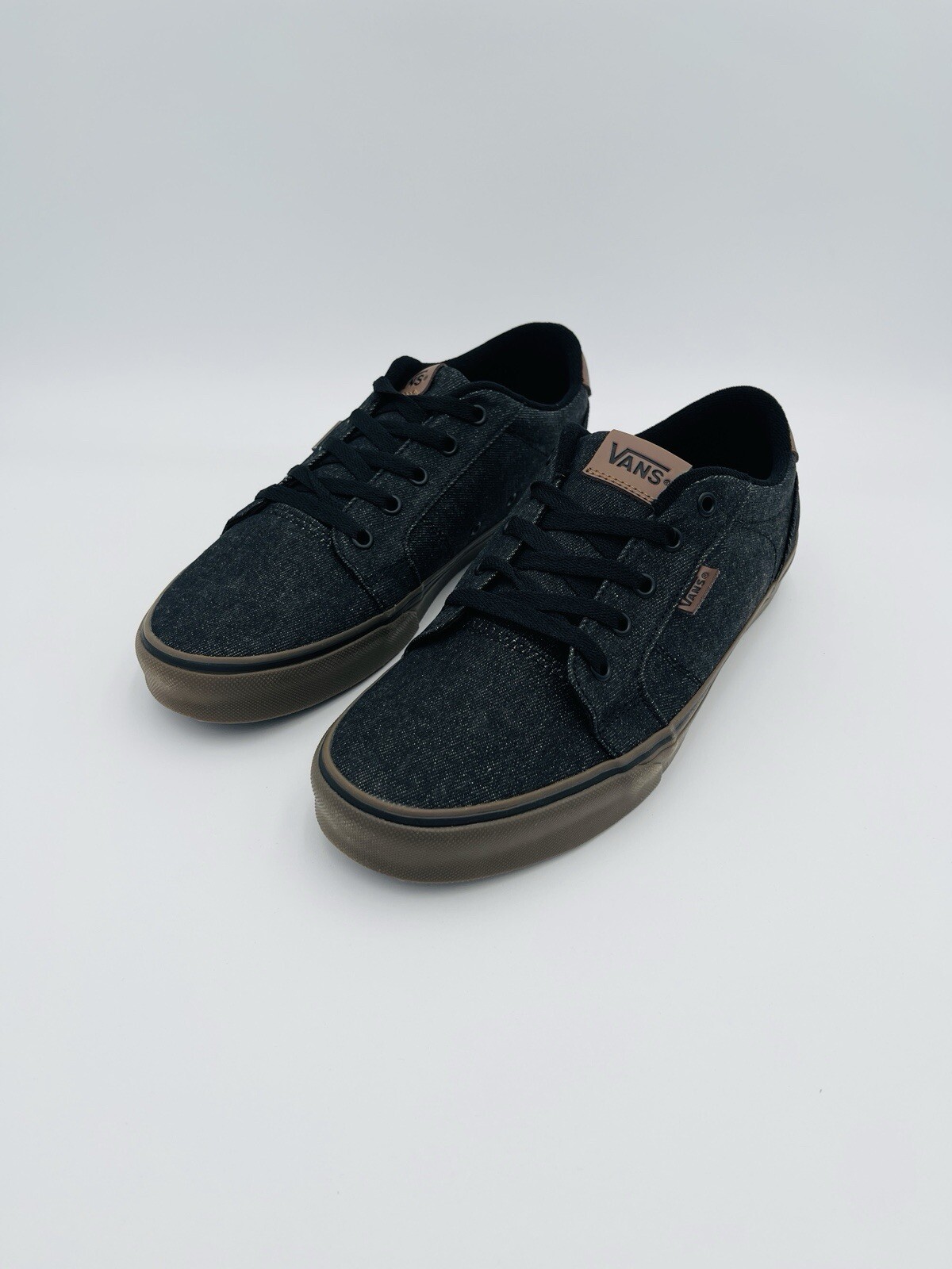 VANS BISHOP (WAXED DENIM) BLACK/GUM VN000NLUAKS MENS SKATEBOARDING