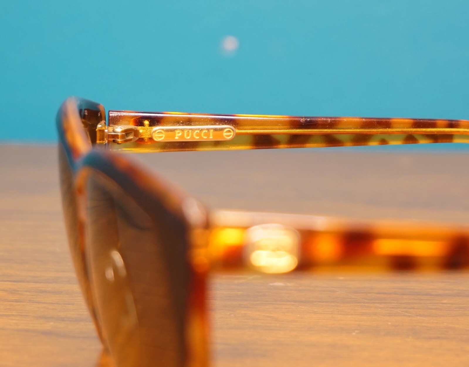 Emilio Pucci Sunglasses 873-8-EP03 Amber Tortoiseshell Frames Eyewear Shades