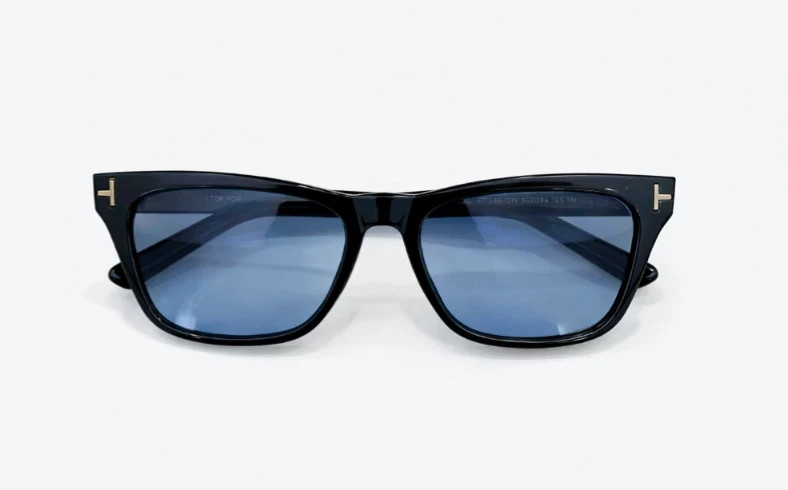 Tom Ford Penn Sunglasses TF1362 Black/Blue 53-16-145mm With Case New