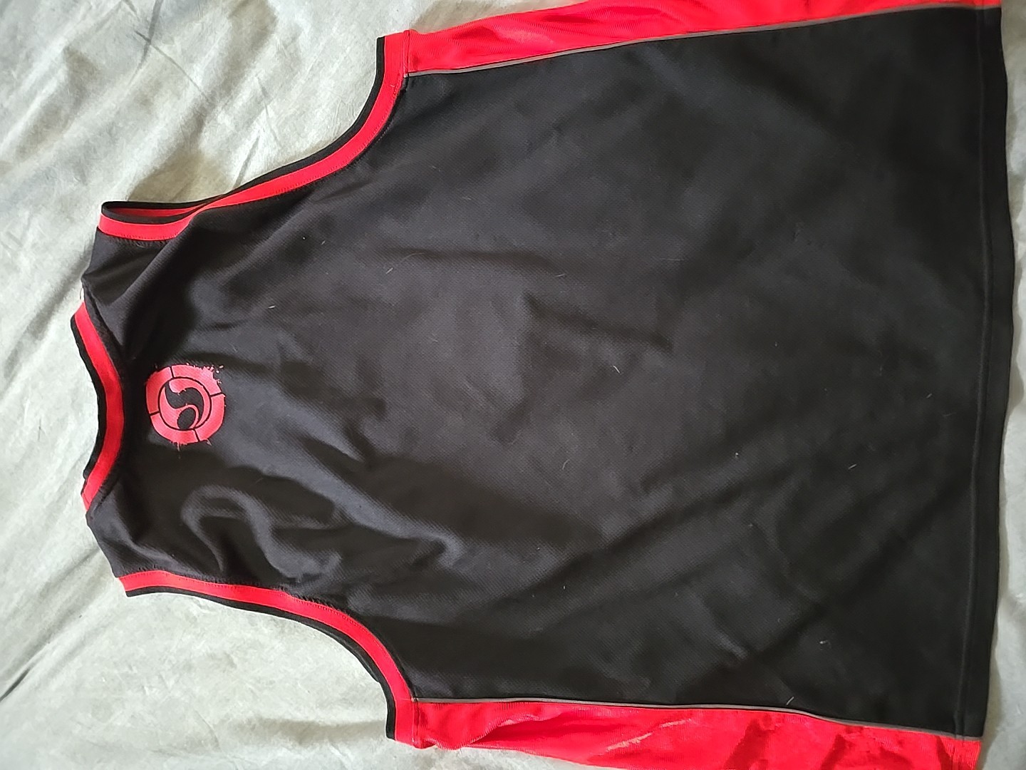 Vintage Y2K DVS Shoe Company Jersey Men’s Large Black Tank Top/Jersey Skate