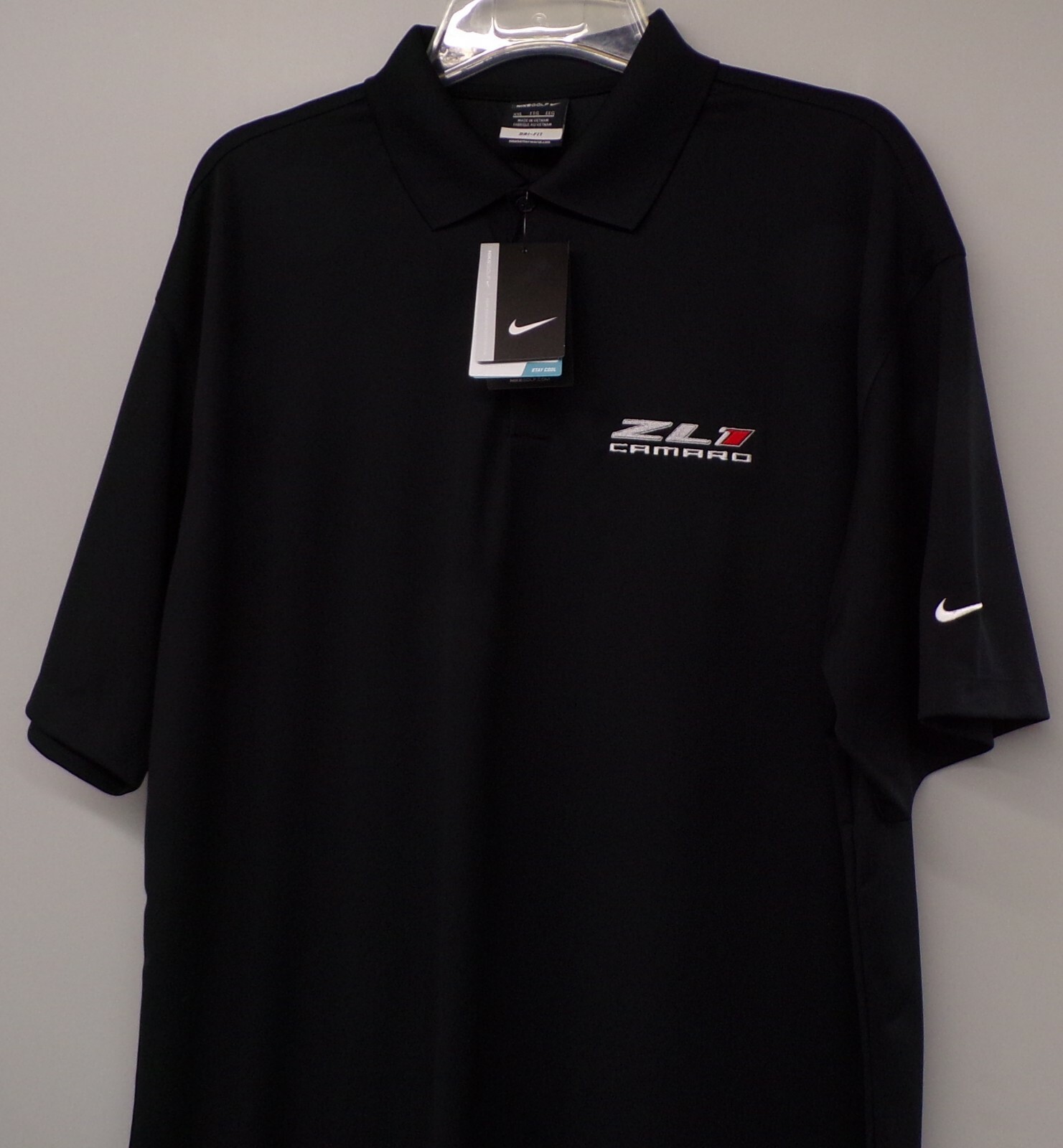 Chevrolet Camaro ZL1 Mens Nike Dri Fit Embroidered Polo XS-4XL, LT-4XLT New