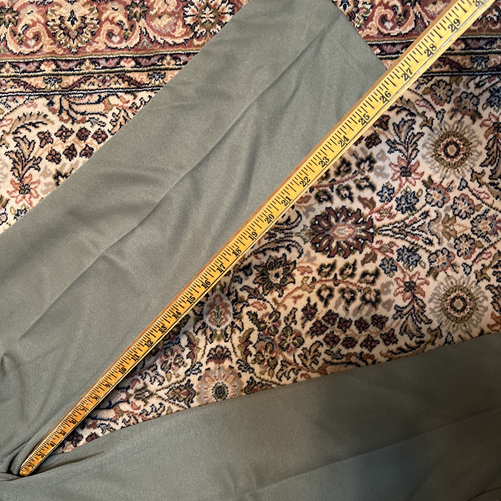 Khaki Pants Size 10 Waist 31; Hip 44;Rise 15; inseam 29.5;Polyester/ Rayon ￼￼ ￼￼