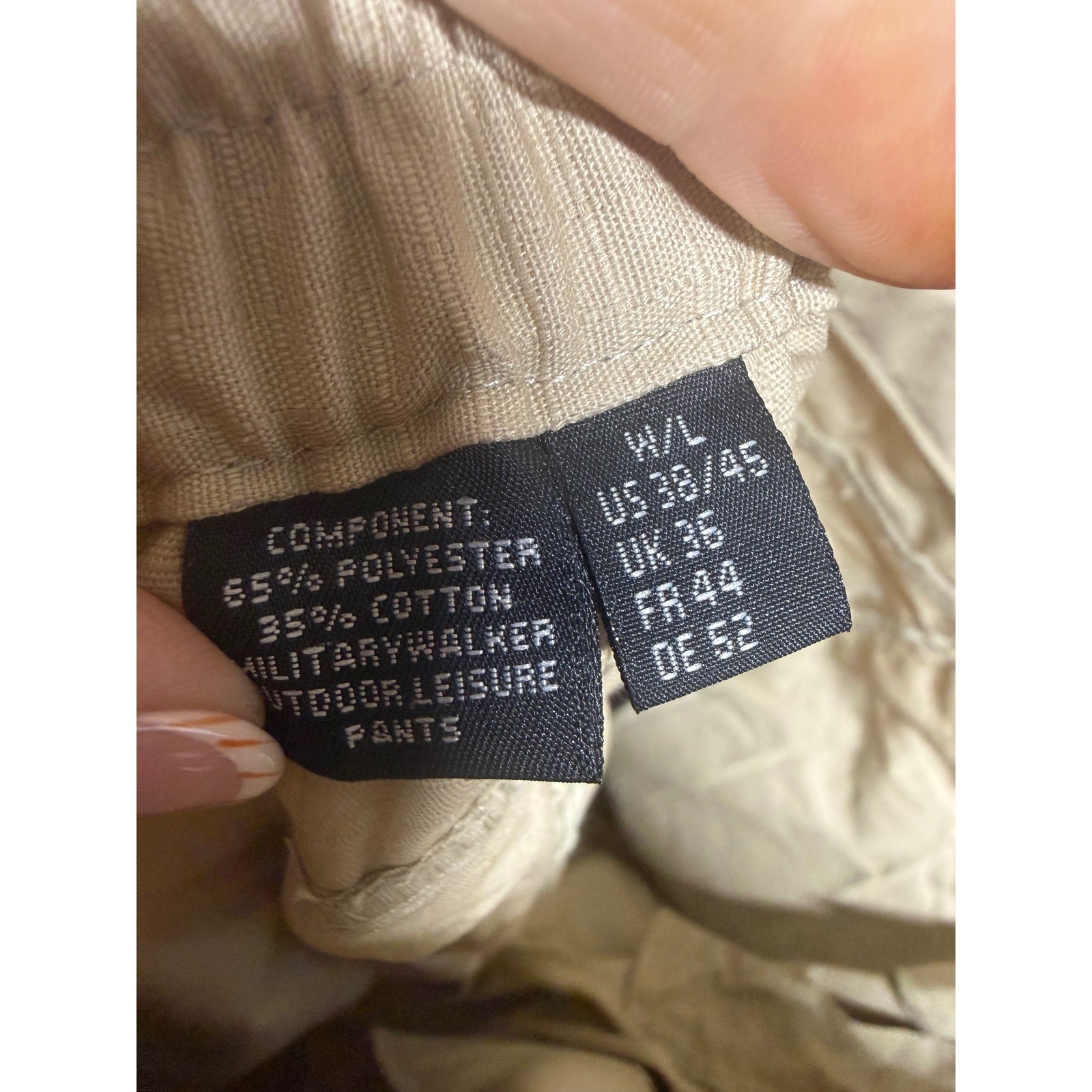 A5.1.1 Military Walker Tactical Ripstop Cargo Shorts Tan Mens US 38/45 NWT