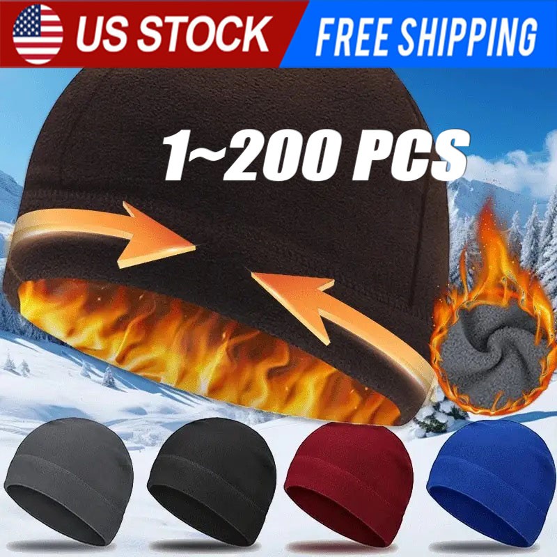 Military Tactical Skull Cap Winter Warm Fleece Windproof Ski Beanie Hats USA Lot