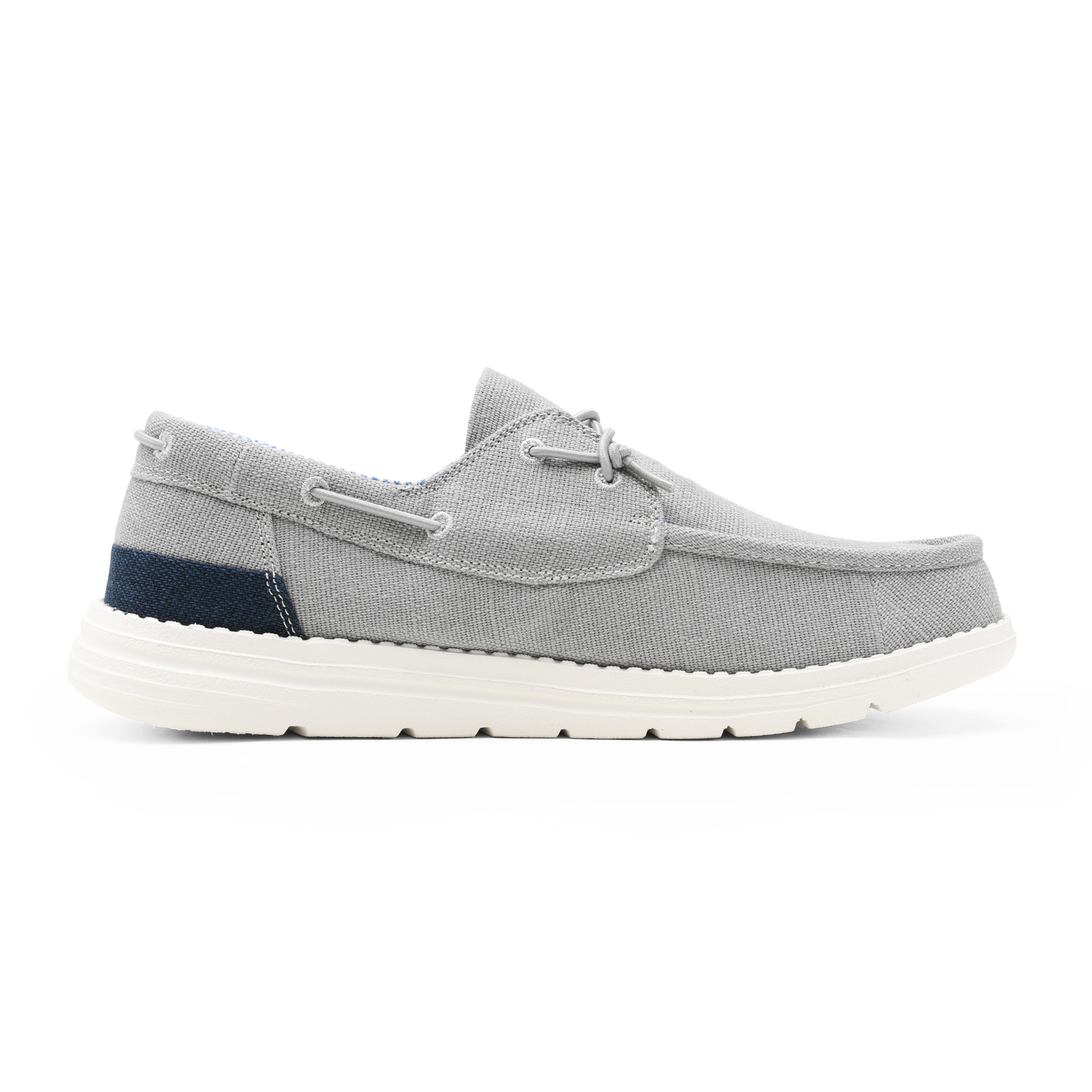 Men Loafers Shoes Moc toe Slip-on Canvas Lightweight Casual Boat Shoes 6.5-13 US