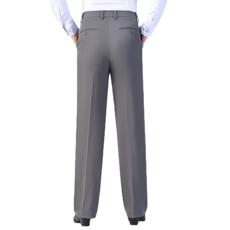 Men Ballroom Latin Dance Pants Straight Fit Modern Smooth Practice Trousers Long