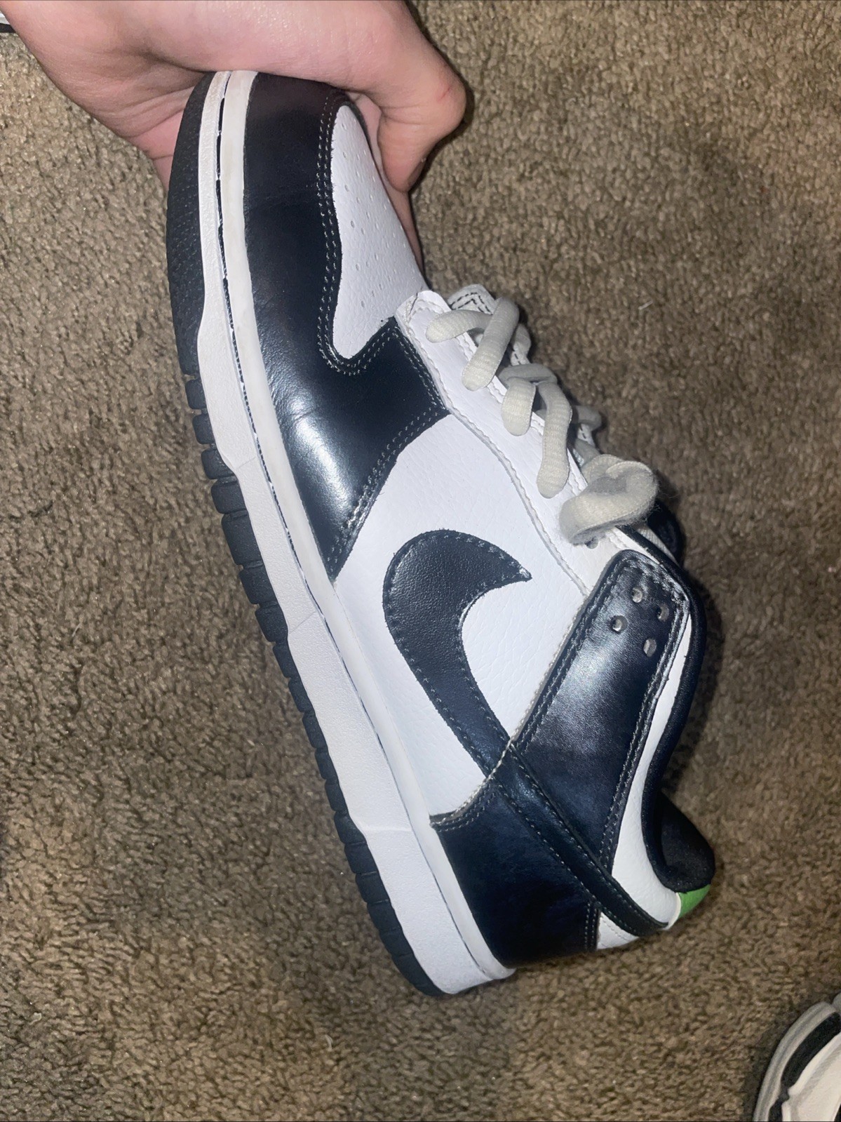 Nike 6.0 Two-Headed Mutant Dunk Metallic Silver Low Used Great Condition Size7.5