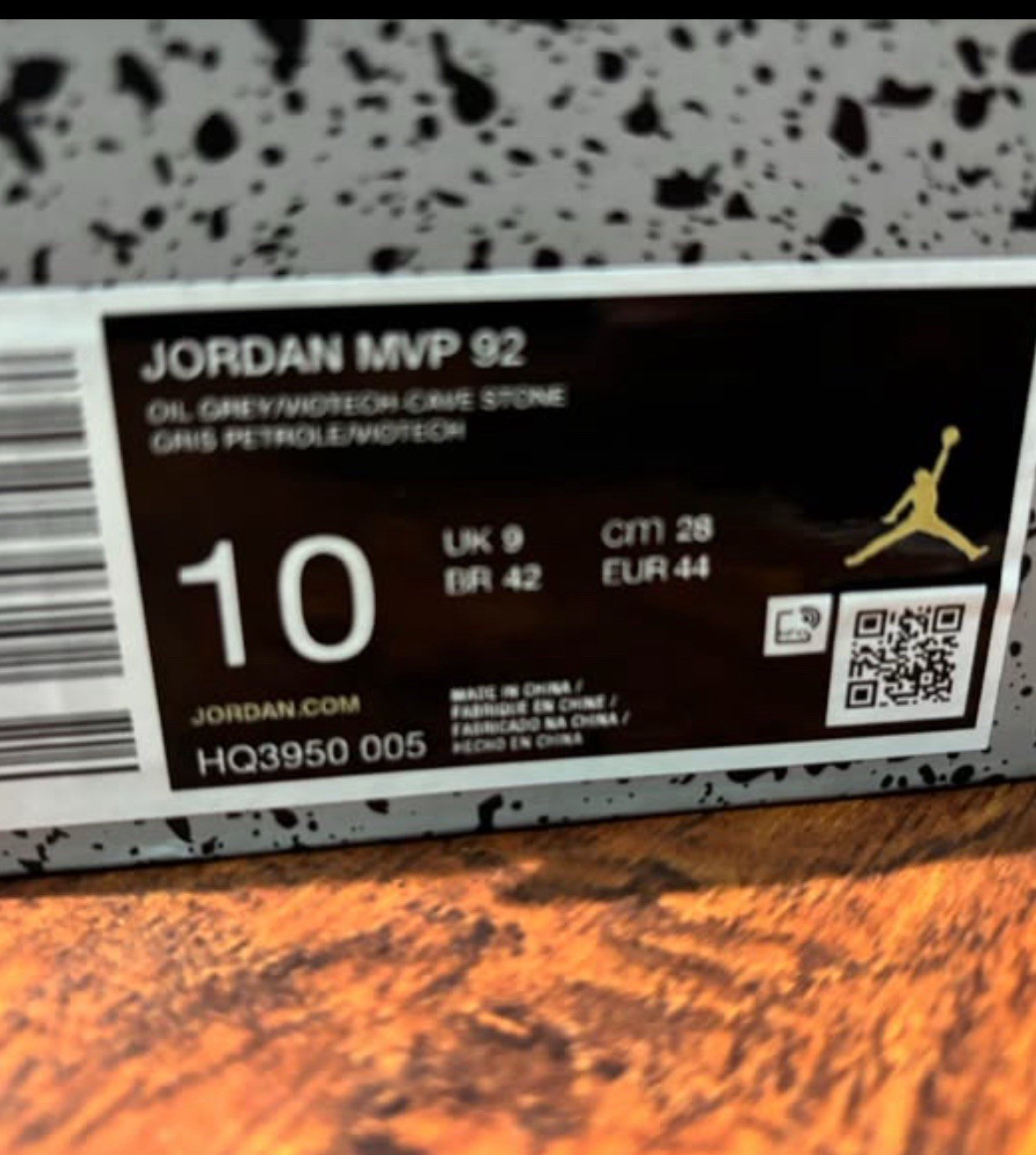 Jordan Air Jordan MVP 92 Oil Grey Viotech Suede Low Top Sneaker HQ3950-005