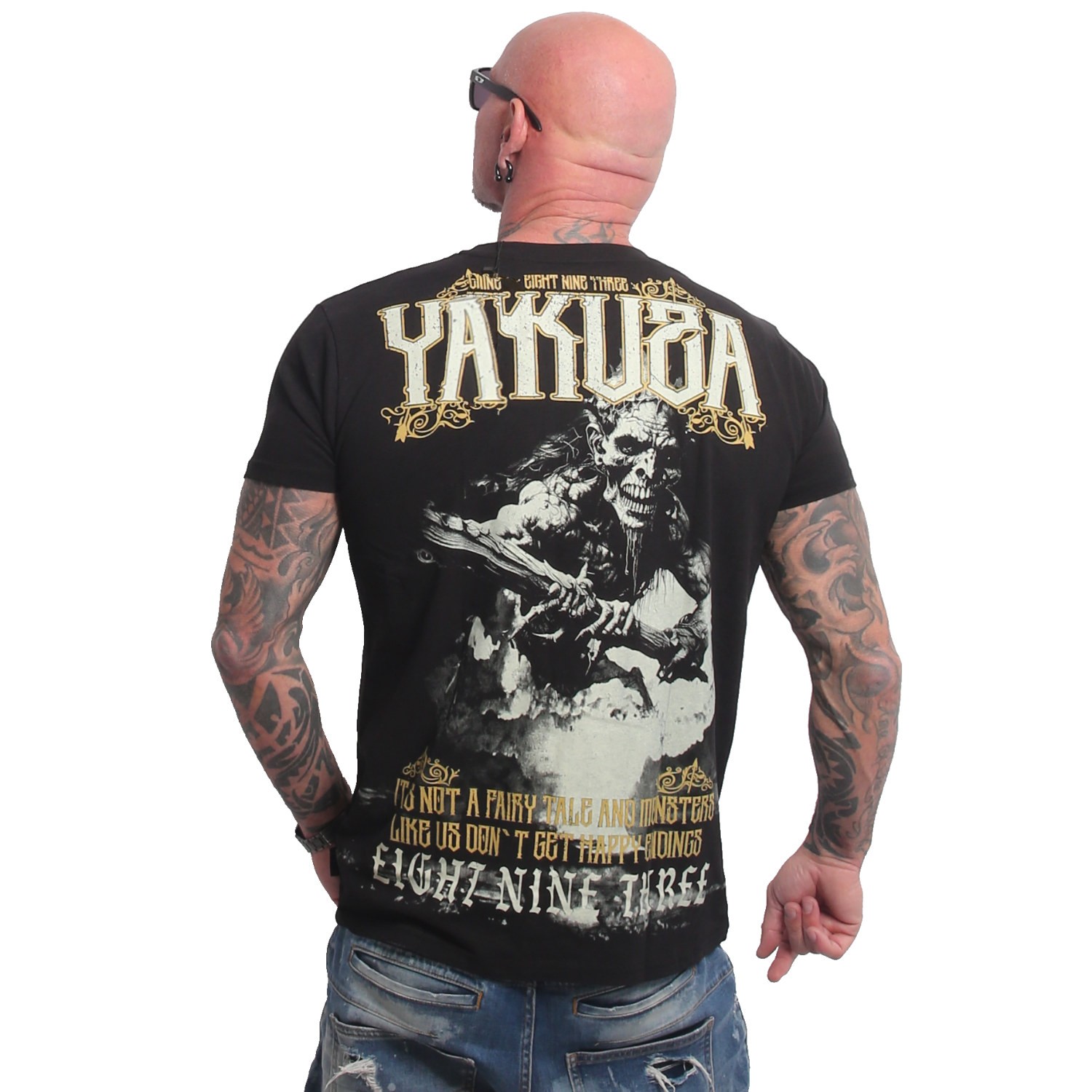 New Yakuza Men’s Fairy Tale Regular T-Shirt – Black