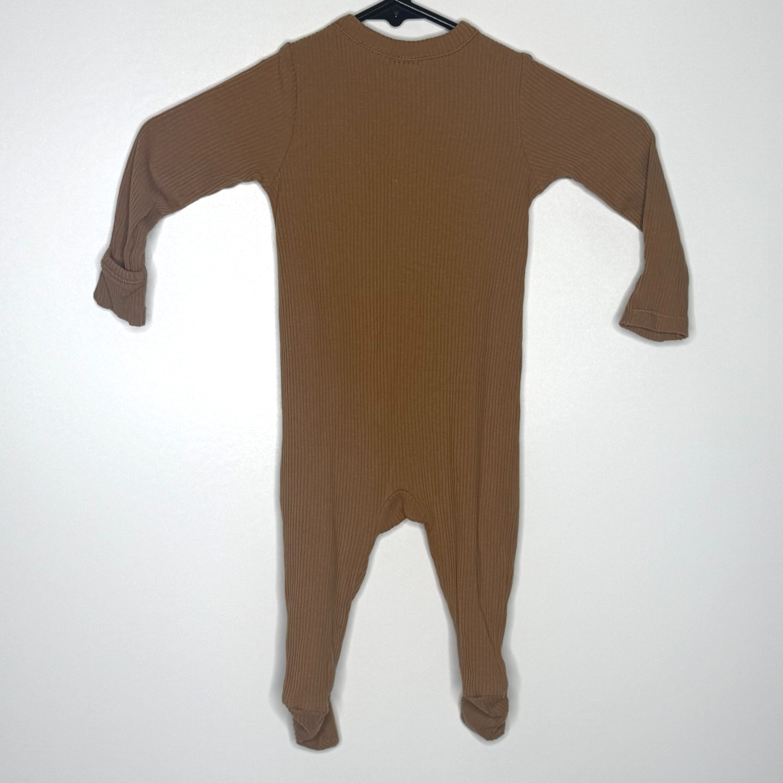 Old Navy Baby Ribbed Footed Sleeper Pajamas 2-Way Zip 6-9M Lot of 2