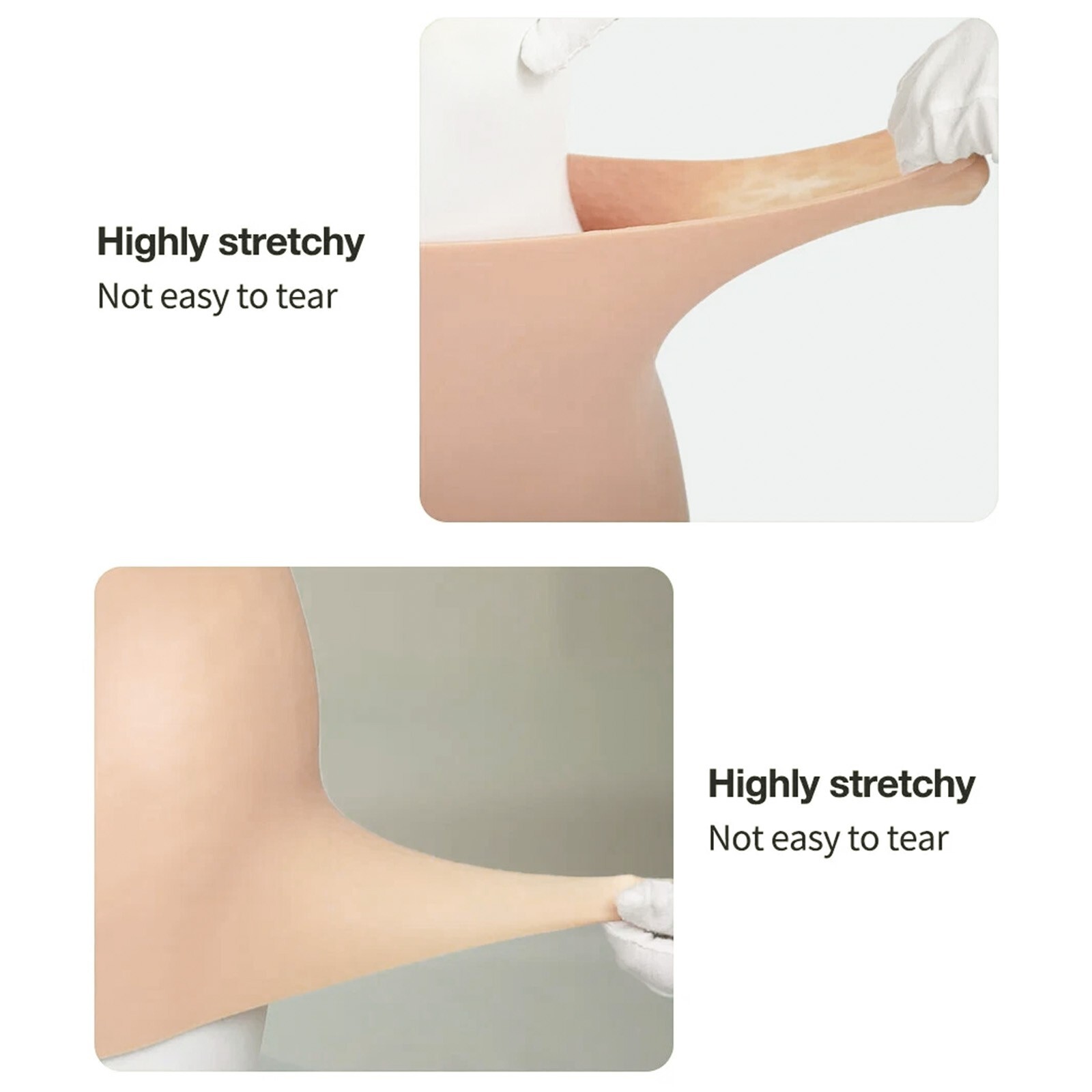 Crossdresser Realistic Silicone Panty Plump Hip Open-Crotch Pants Butt Shapewear