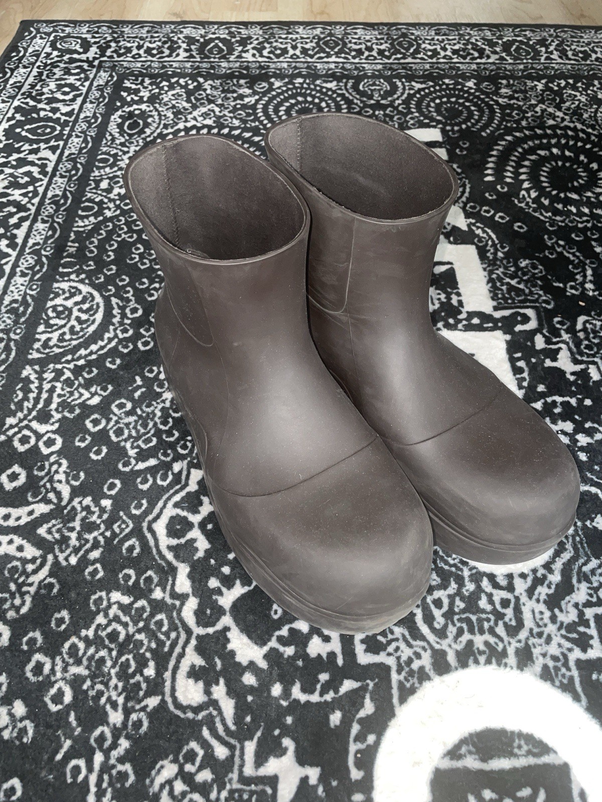 Bottega Veneta Puddle Boots Brown Ankle EU Size 39